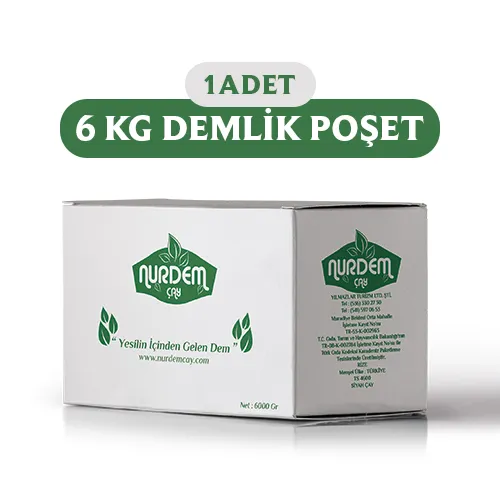 Nurdem Demlik Poşet Çay Beyaz 6 KG