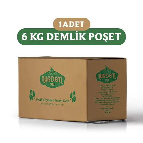 Nurdem Demlik Poşet Çay 6 KG x 10 Adet